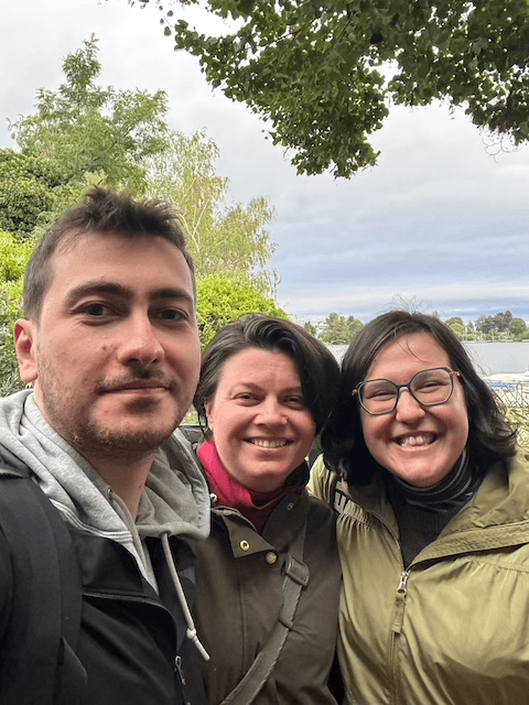 Yasar, Simona and me after our dinner